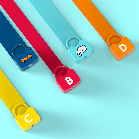 Children Alphanumeric and Number Matching Lock Early Educational Toys, Random Style Delivery, 3 PCS, 4 PCS, 6 PCS, 8 PCS, 10 PCS