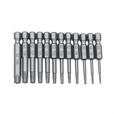 Plum Blossom Hollow Bit Multifunctional Peeling Bit Set, 12 PCS 50mm, 11 PCS 75mm, 11 PCS 100mm