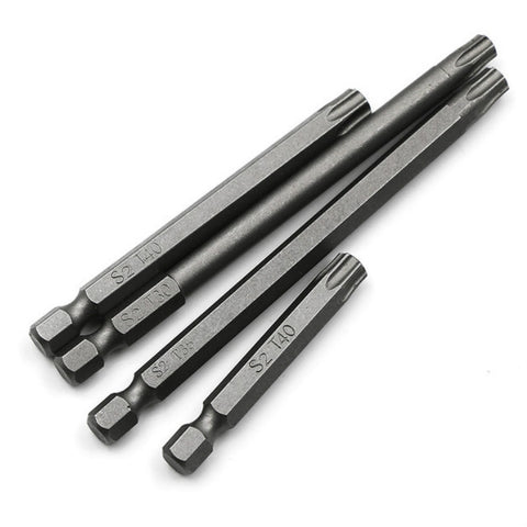 Plum Blossom Hollow Bit Multifunctional Peeling Bit Set, 12 PCS 50mm, 11 PCS 75mm, 11 PCS 100mm