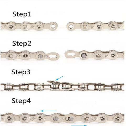 3 Pairs Bicycle Chain Magic Buckle Chain Joint, 8 Speed, 9 Speed, 10 Speed, KM- 8 Speed, KM- 9 Speed, KM- 10 Speed