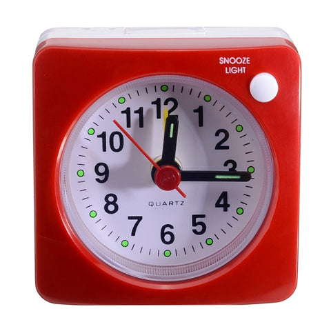 Bedside Mute Alarm Clock With Light & Snooze Function