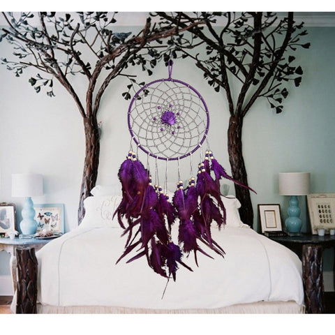 Creative Weaving Crafts Car Ornaments Dreamcatcher Wall Hanging Jewelry
