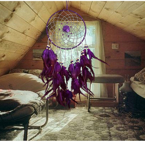 Creative Weaving Crafts Car Ornaments Dreamcatcher Wall Hanging Jewelry