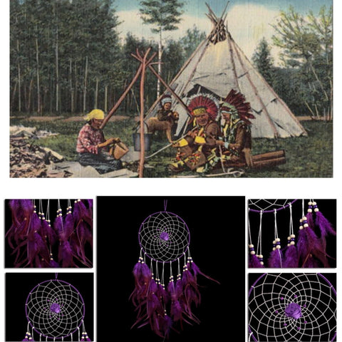 Creative Weaving Crafts Car Ornaments Dreamcatcher Wall Hanging Jewelry