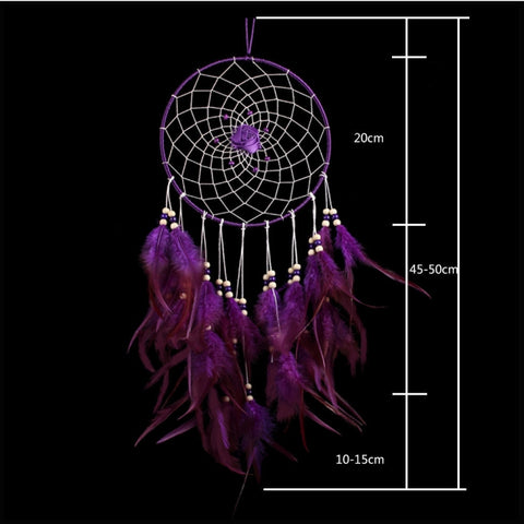 Creative Weaving Crafts Car Ornaments Dreamcatcher Wall Hanging Jewelry