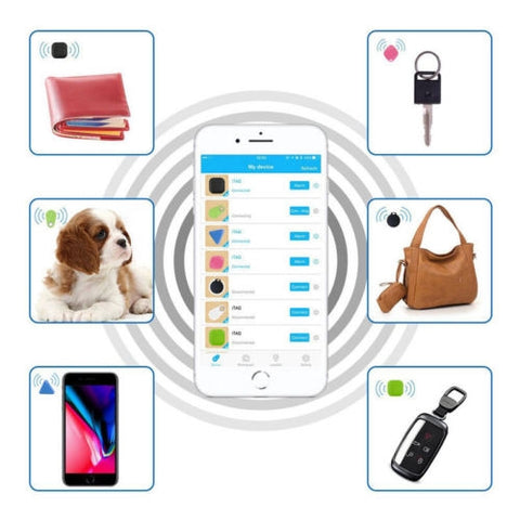 Pet Child Wallet Alarm Key Finder Mini Tag Smart Tracker Bluetooth Locator Alarm Auto Car Pets Kids Motorcycle Trackers