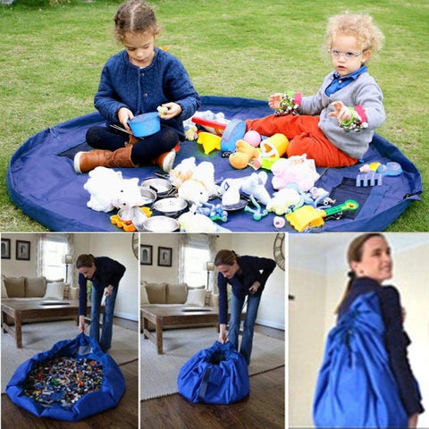 Portable Kids Toy Storage Bag Fashion Practical Drawstring Pouch, 150cm, 100cm, 45cm