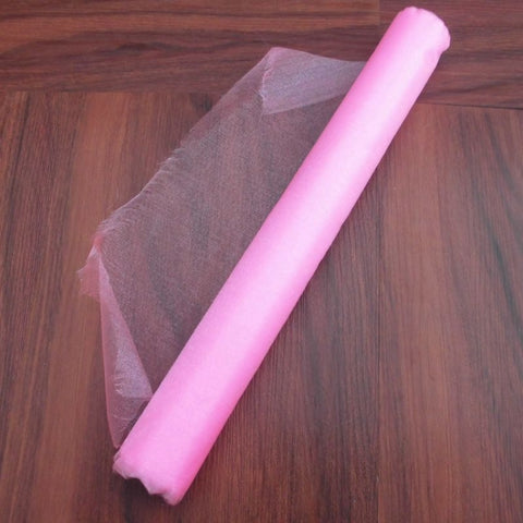3pcs Tulle Roll Crystal Fabric Organza Tulle Roll Spool Decoration for Wedding Birthday Party, Size:2.5mx48cm, Red, Dark Pink, Light Pink, Light Purple, Dark Purple, Sky Blue, Royal Blue, White, Yellow, Green, Orange, Black, Rose Red