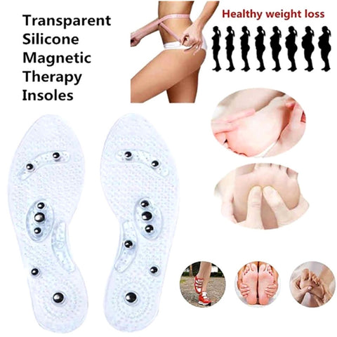 One Pair Breathable Running Shock Absorption Massage Insole, S About 27cm, L About 29cm