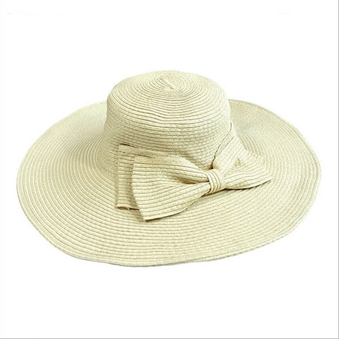 Girls Large Wide Brim Vintage Floppy Summer Beach Sports Cap Straw Hat Summer Travel Hat