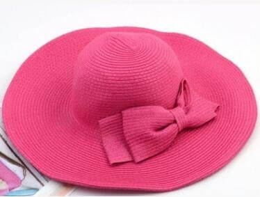 Girls Large Wide Brim Vintage Floppy Summer Beach Sports Cap Straw Hat Summer Travel Hat