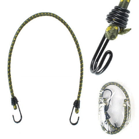 Outdoor Bundling Rope Elastic Tents Metal Buckle High Stretch Clothesline Camping Luggage Packing Hook