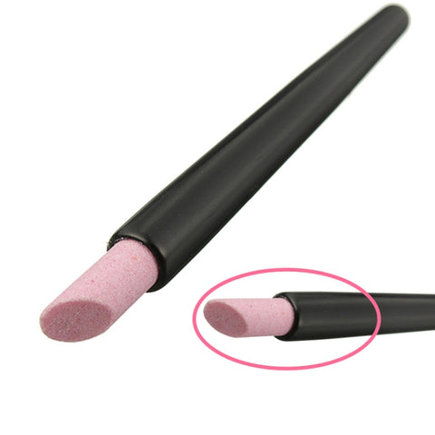 5 PCS Nail Art Simple Grinding Pen Nail Engraving Bluestone Bar Quartz Stone Polishing Pen