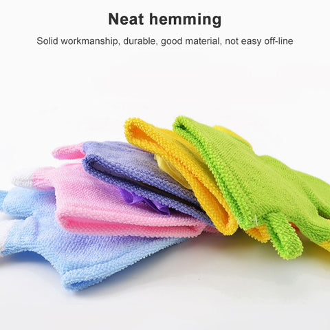 Cartoon Children Double-sided Bath Towel Thickened Bathing Gloves