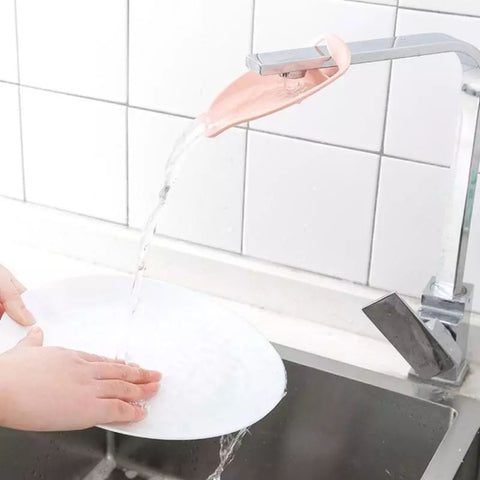 Faucet Extender Solid Color Sink Handle Extension Toddler For Bathroom  Children Hand Wash