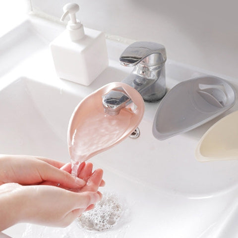 Faucet Extender Solid Color Sink Handle Extension Toddler For Bathroom  Children Hand Wash