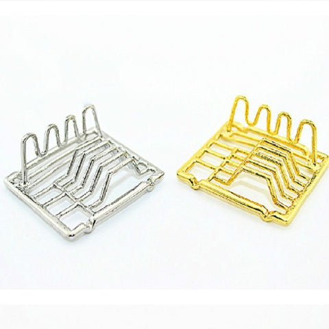 Miniature Doll House Mini Dish Shelf Kitchen Toys