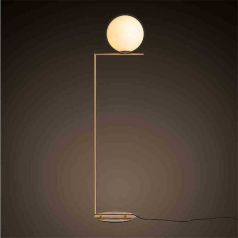 Electroplated Glass Ball Floor Lamp Indoor Home Decoration Light
