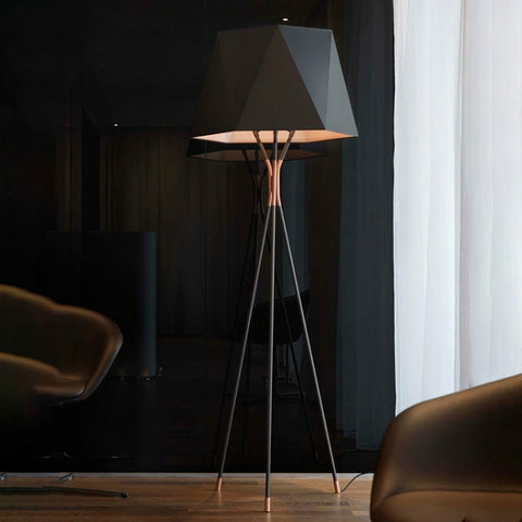 Creative Simple Three-legged Floor Lamp Living Room Bedroom Model Room Light Decorative Light, White Light, Warm White