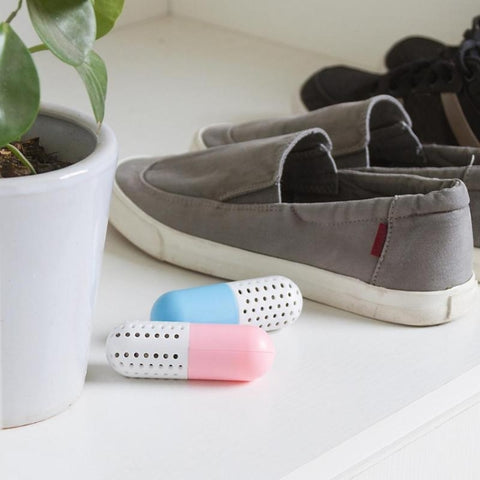 2pcs/Pack Multifunctional Capsule Shoe Deodorizer