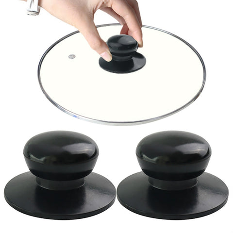 2 PCS Universal Pot Lid Handle Cap Hat Stainless Steel Fitting, Pot Lid Handle Cap