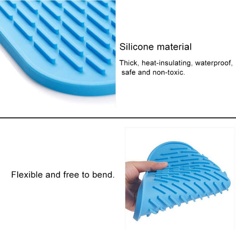 Thicken Colorful Silicone Insulation Mat European Anti-burning Pot Pad Table Waterproof  Phone Pad