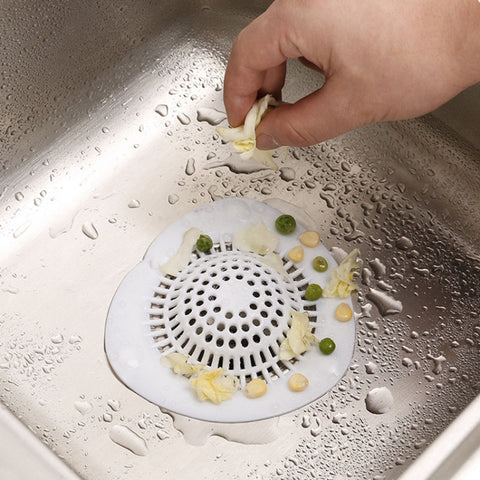Silicone Kitchen Sink Strainer  Bathroom Hair Catcher, Hair Catcher