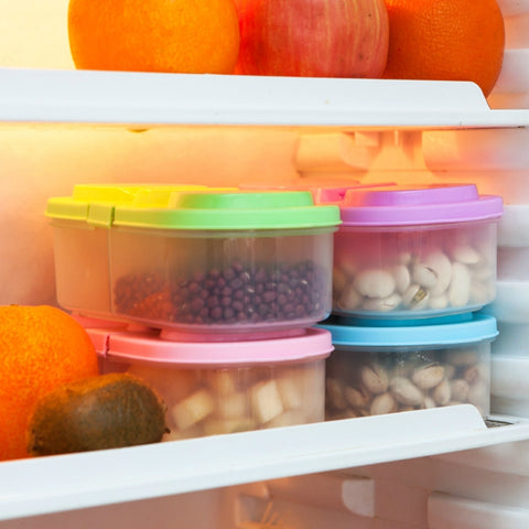 Lunch Box Food Container Plastic Portable Camping Picnic Folding Fruit Container Fridge Microwave Storage Box