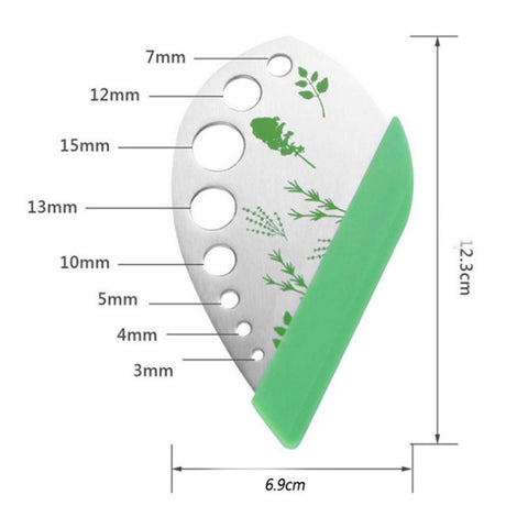 Creative 9-hole Vanilla Cutter Multi-function Stainless Steel Vanilla Peeler Stripper, Vanilla Cutter