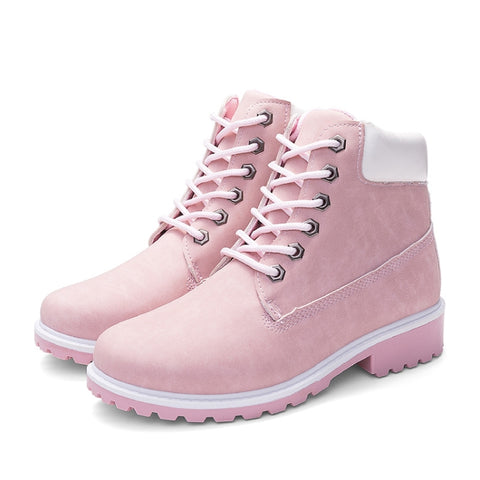 Couple Casual Big Head Warm Shoes Martin Boots, 36, 37, 38, 39, 40, 41, 42, 43