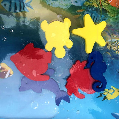 Baby Inflatable Aquarium Water Playing Cushion Prostrate Pad Toy Mat, Light Blue 66*50cm, White 60*50cm, Blue 60*50cm