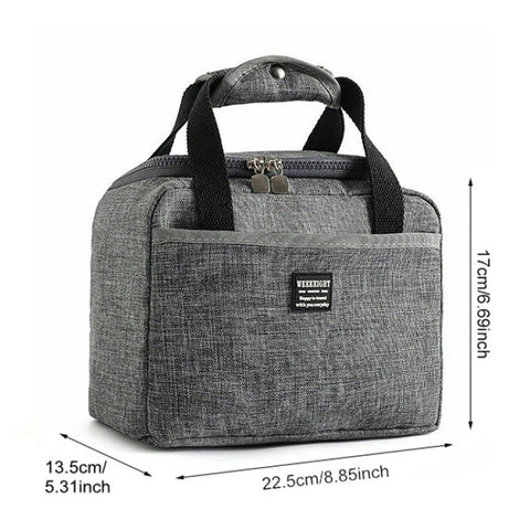 Thickened Handheld Lunch Bag Insulated Bento Bags Kids Lunch Kits