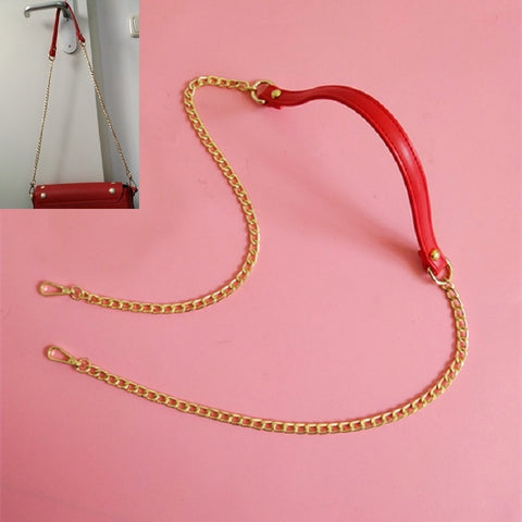 Women Bag PU Leather Chain Long Shoulder Strap Bag Accessories