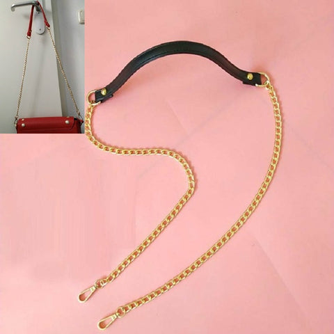 Women Bag PU Leather Chain Long Shoulder Strap Bag Accessories