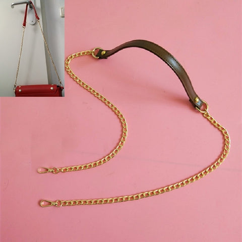 Women Bag PU Leather Chain Long Shoulder Strap Bag Accessories
