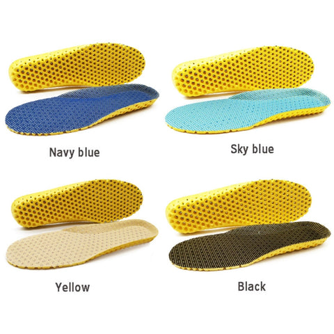 5 Pairs Stretch Breathable Deodorant Running Cushion Insoles, 35, 36, 37, 38, 40, 41, 42, 43, 44, 45, 46, 39