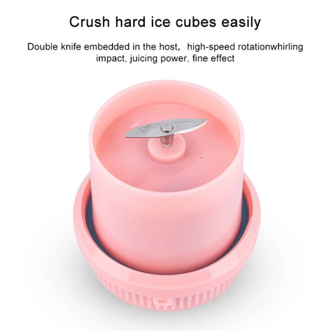 Portable USB Rechargeable Mini Household Electric Fruit Juicer, 250ml