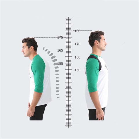 Humpback Correction Belt Round Shoulder With Chest Back Posture Corrector, BBJ-40801