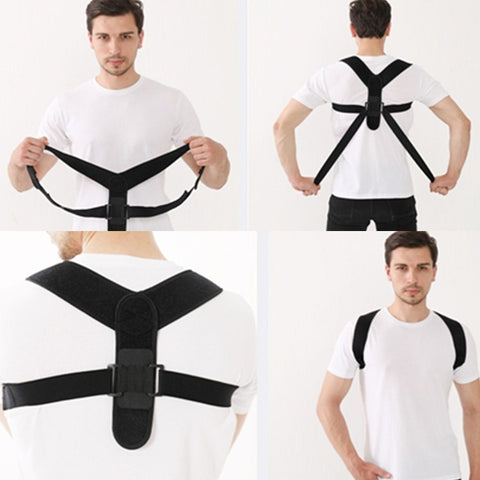 Humpback Correction Belt Round Shoulder With Chest Back Posture Corrector, BBJ-40801