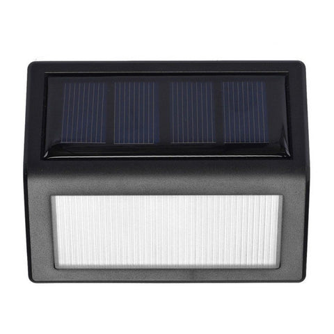 6 LEDs Solar Power IP55 Waterproof Light Sensor Wall Light Deck Lights, White light, Warm Light