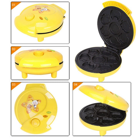 Household Cake Machine Mini Children Bread Machine Double-sided Heating Baking Machine UK Plug, Double-sided Baking Machine, UK Plug