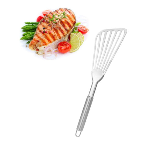 430 Stainless Steel Thickened Cooking Shovel Fried Fish Shoves Oblique Kitchen Tool Cookware, Fish Shoves
