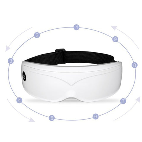 Magnetic Eye Health Exercise Eye Massage Instrument Charging Nurse Myopia Eye Protector, Black, White