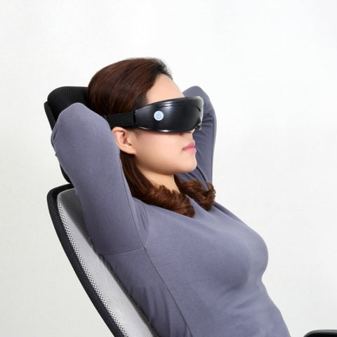 Magnetic Eye Health Exercise Eye Massage Instrument Charging Nurse Myopia Eye Protector, Black, White