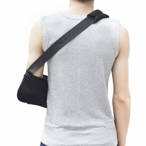 Postoperative Forearm Sling Multifunctional Shoulder and Neck Wrist Strap Arm Fracture Fixation Strap, S Black, M Black, L Black