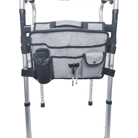 Wheelchair Walking Aid Adjustable Multifunctional Storage Bag, Wheelchair Walking Aid