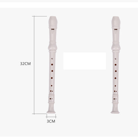 5 PCS SW8 Swan 8-hole Student Children Plastic Clarinet German Treble Flute, Pink, Blue, Yellow, Red, Green, White, Black