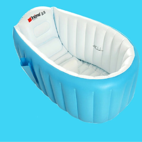 Baby Bath Tub Kids Bathtub Portable Inflatable Cartoon Thickening Washbowl Newborns Keep Warm Swimming Pool