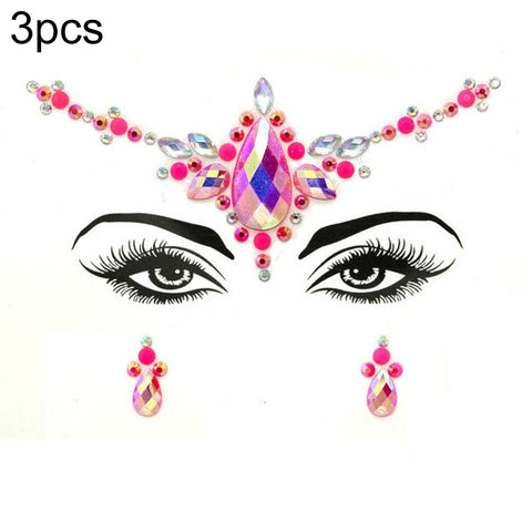 3 PCS  Forehead Green Masquerade Makeup Acrylic Face Sticker, YT-01, YT-01-1, YT-01-2, YT-01-3, YT-01-4, YT-01-5, YT-01-6, YT-02, YT-03, YT-04, YT-05, YT-07, YT-08, YT-10, YT-11, YT-12, YT-13, YT-14, YT-15, YT-16, YT-17, YT-18, YT-19, YT-20, YT-21, YT-...