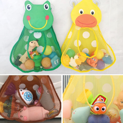 Baby Shower Toys Storage Organizer Kids Toy Storage Mesh Set For Bathroom, Rabbit, Frog, Duck, Bear